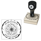 Aangepaste zakelijke Logo | RUSTIEKE BLOEMEN BOTAN Rubberstempel (Gestempeld)