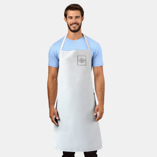 Aangepaste zakelijke Logo Schort (Gedragen)