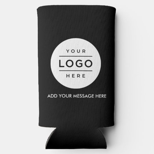 Aangepaste zakelijke Logo Seltzer Blikjeskoeler (Achterkant)