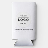 Aangepaste zakelijke Logo Seltzer Blikjeskoeler (Achterkant)