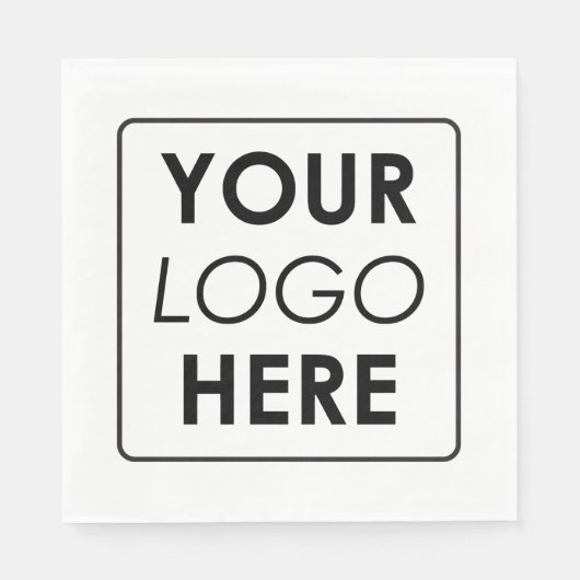 Aangepaste zakelijke Logo Servet (Voorkant)