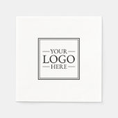 Aangepaste zakelijke Logo Servet (Voorkant)