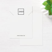 Aangepaste Zakelijke Logo Sieradenketting Displayk Visitekaartje (Bureau)