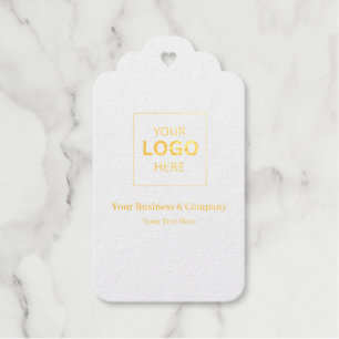 Aangepaste zakelijke logo sjabloon cadeaulabels