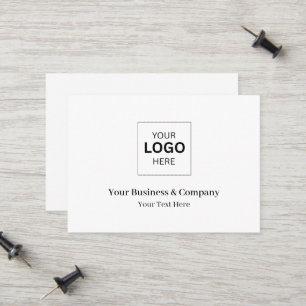 Aangepaste zakelijke logo sjabloon contactkaartje