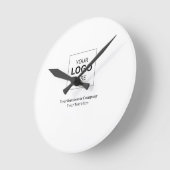 Aangepaste zakelijke logo sjabloon ronde klok (Hoek)