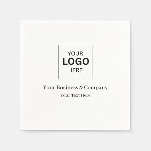 Aangepaste zakelijke logo sjabloon servet (Voorkant)