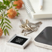 Aangepaste zakelijke Logo Sleutelhanger (Zijkant)