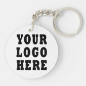 Aangepaste zakelijke Logo Sleutelhanger (Achterkant)