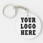Aangepaste zakelijke Logo Sleutelhanger (Voorkant)