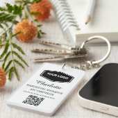 Aangepaste zakelijke Logo Sleutelhanger (Voorkant Rechts)