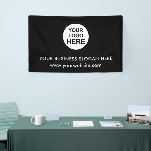 Aangepaste zakelijke Logo Slogan Website - Promoti Spandoek (Beurs)