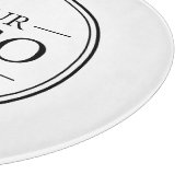 Aangepaste zakelijke Logo Snijplank (Hoek)