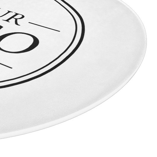 Aangepaste zakelijke Logo Snijplank (Hoek)