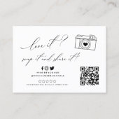 Aangepaste zakelijke Logo Sociale media Hartelijk  Contactkaartje (Achterkant)