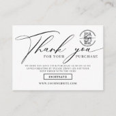 Aangepaste zakelijke Logo Sociale media Hartelijk Informatiekaartje (Voorkant)