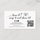 Aangepaste zakelijke Logo Sociale media Hartelijk  Visitekaartje (Achterkant)