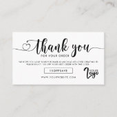 Aangepaste zakelijke Logo Sociale media Hartelijk  Visitekaartje (Voorkant)