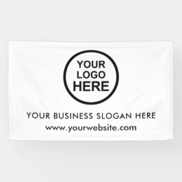 Aangepaste zakelijke Logo Spandoek