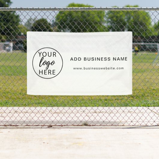 Aangepaste zakelijke Logo Spandoek (Insitu)