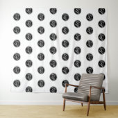 Aangepaste zakelijke Logo Stap en Herhaal Wandkleed (In Situ (horizontaal))