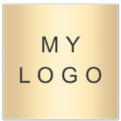 Aangepaste zakelijke logo sticker (Voorkant)