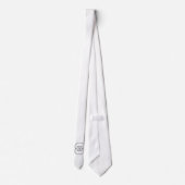 Aangepaste zakelijke Logo-Stropdas Stropdas (Achterkant)