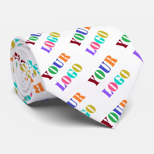Aangepaste zakelijke Logo - Stropdas voor speciale (Opgerold)