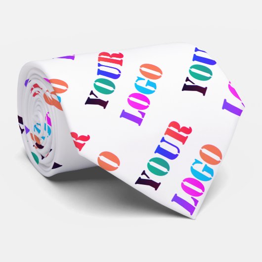 Aangepaste zakelijke Logo - Stropdas voor speciale (Opgerold)