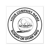 Aangepaste zakelijke Logo Sydney Zelfinktende Stempel (Design)