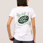 Aangepaste zakelijke Logo T-shirt (Achterkant)