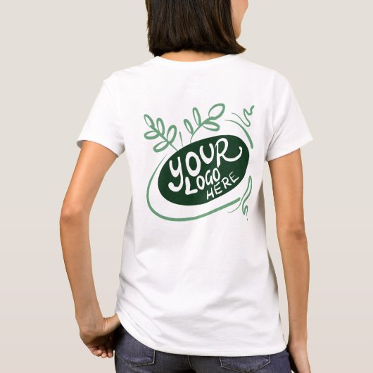 Aangepaste zakelijke Logo T-shirt (Achterkant)