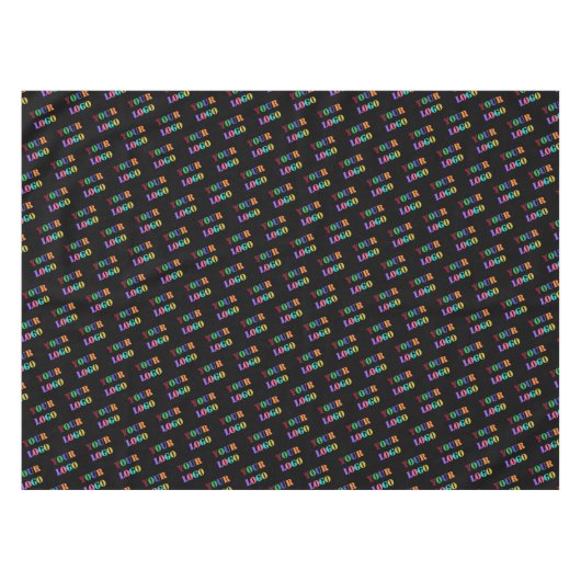 Aangepaste zakelijke Logo tafelkleed - Kies kleure (Voorkant (Horizontaal))