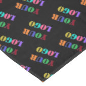 Aangepaste zakelijke Logo tafelkleed - Kies kleure (Gekanteld)