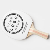 Aangepaste zakelijke Logo Tafeltennisbatje (Zijkant)