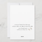 Aangepaste zakelijke logo, teamfoto & groet Merk Feestdagenkaart (Achterkant)