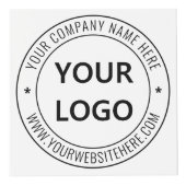 Aangepaste zakelijke Logo Tekst Bedrijf Promotione Kubus (Rechts)