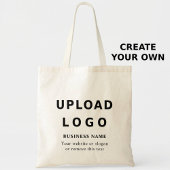 Aangepaste zakelijke logo & tekst –  boodschappent tote bag