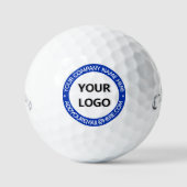 Aangepaste zakelijke Logo tekst golfballen - uw kl (Voorkant)