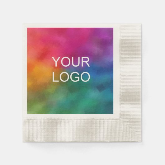 Aangepaste zakelijke Logo tekst hier bedacht cockt Servet (Voorkant)