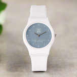 Aangepaste Zakelijke Logo & Tekst l Professioneel  Horloge<br><div class="desc">Maak een statement met ons professionele blauwe horloge,  op maat gegraveerd met uw zakelijke logo en tekst. Dit geavanceerde uurwerk biedt niet alleen precisie en stijl,  maar dient ook als een onderscheidend brandingstool,  wat de toewijding van uw bedrijf aan kwaliteit en elegantie weerspiegelt.</div>