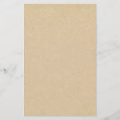 Aangepaste zakelijke logo & tekst l Rustic Kraft P Flyer (Achterkant)