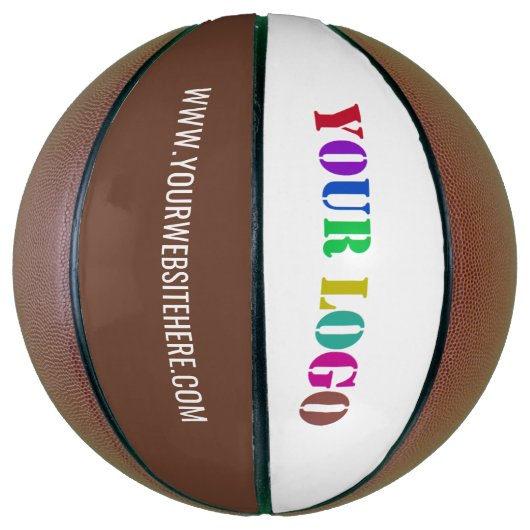 Aangepaste zakelijke Logo tekst promotionele baske Basketbal (Verticaal)