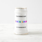Aangepaste zakelijke Logo Tekst Promotionele Biers Bierpul (Center)