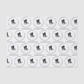 Aangepaste zakelijke Logo Tissuepapier (Voorkant)