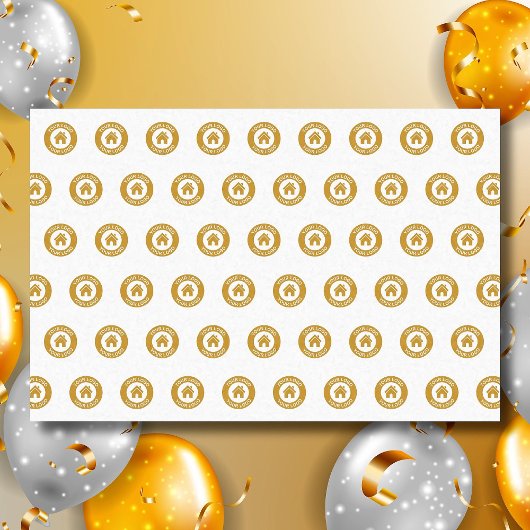 Aangepaste zakelijke Logo Tissuepapier