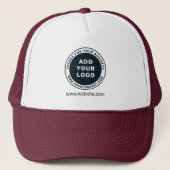 Aangepaste zakelijke Logo toevoegen Trucker Pet (Voorkant)