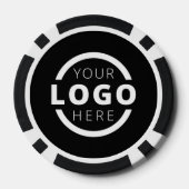 Aangepaste zakelijke Logo-tokens Poker Chips (Achterkant)