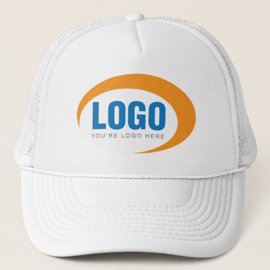Aangepaste zakelijke Logo Trucker Pet (Voorkant)