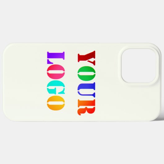 Aangepaste zakelijke Logo Uw bedrijf iPhone Case (Achterkant (horizontaal))